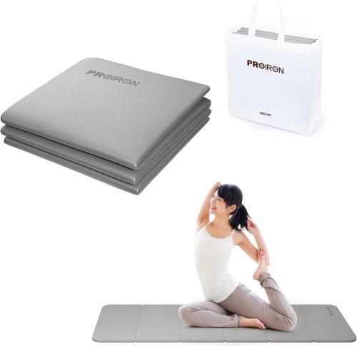 PROIRON ヨガマット 折りたたみ ストレッチマット 6mm