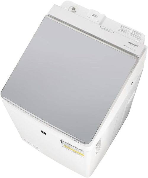シャープ(SHARP) 穴なし槽シリーズ タテ型洗濯乾燥機 ES-PW11K