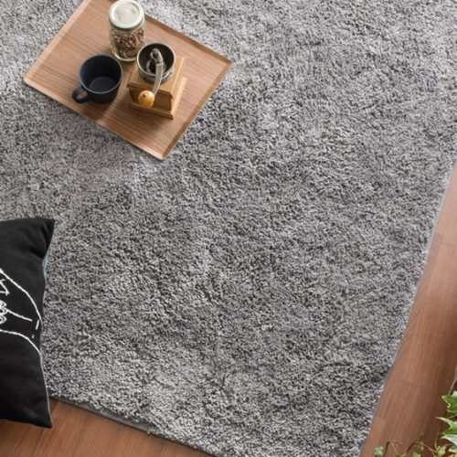 エアリゾームインテリア(Air Rhizome Interior) 洗えるマイクロファイバーシャギーラグ