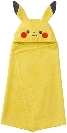 犬印本舗 モンポケ ピカチュウフード付きバスタオル B896090