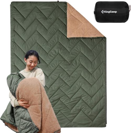 キングキャンプ(KingCamp) キャンプブランケットフリース大判200×145cm