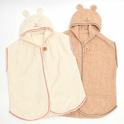 ポプキンズベビー(pompkinsbaby) オーガニック バスポンチョ