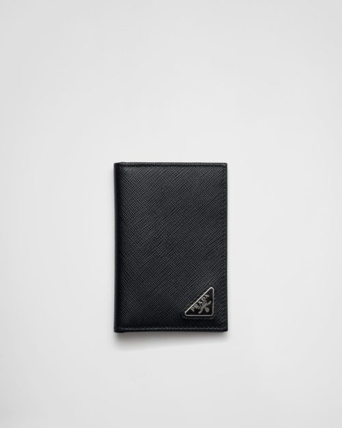 プラダ(PRADA) サフィアーノトライアングル カードホルダー