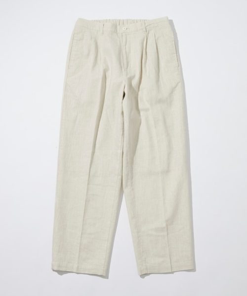 フリークスストア(FREAK'S STORE) LINEN COTTON EASY SLACKS