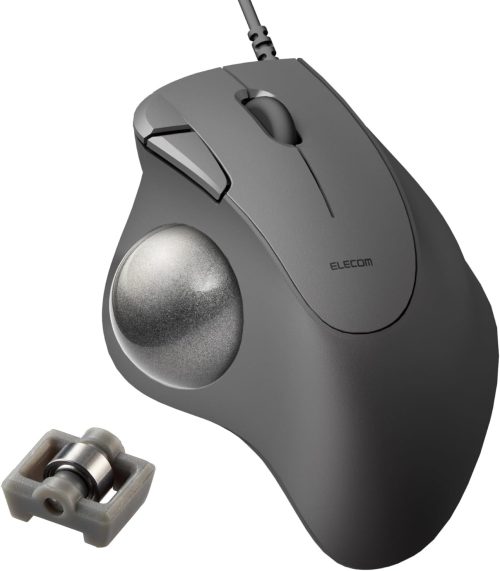 エレコム(ELECOM) 有線トラックボール IST5ボタン ベアリングモデル M-IT11UR