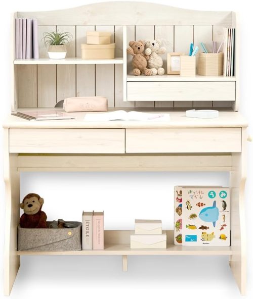 アイリスオーヤマ(IRIS OHYAMA) 勉強机 カントリー調 FJ-026-IR