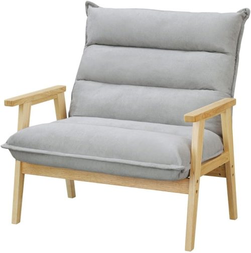 アイリスオーヤマ(IRIS OHYAMA) 1人掛けワイドハイバックソファ LHB-1W