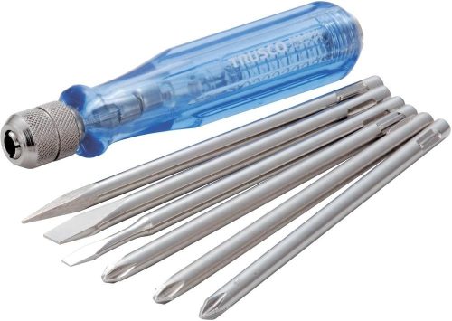 トラスコ(TRUSCO) 検電器付ドライバーセット 6本組 低圧用 TED-526