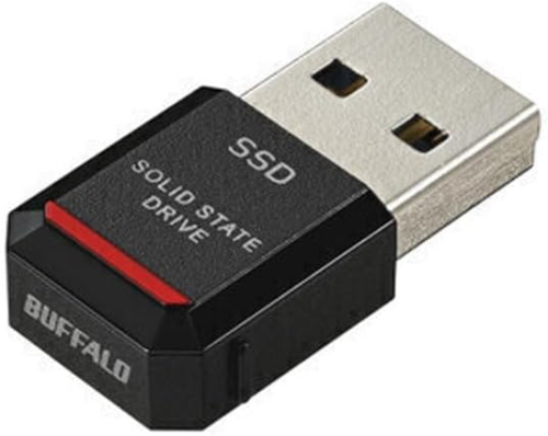 バッファロー(BUFFALO) 外付けSSD SSD-PST500U3BA/D