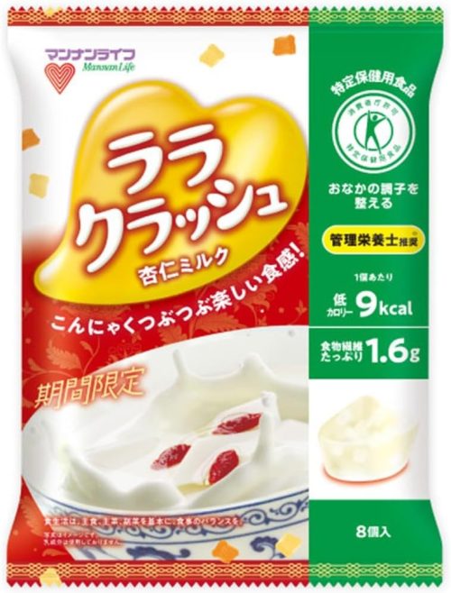 マンナンライフ 蒟蒻畑ララクラッシュ 杏仁ミルク