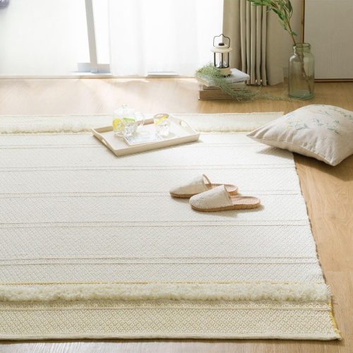 ニトリ(NITORI) インド綿使用 コットンラグ