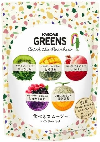 カゴメグリーンズ(KAGOME GREENS) 食べるスムージー レインボーパック