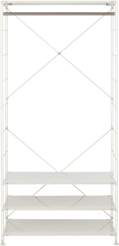 無印良品 スチールユニットシェルフ ワードローブセット 44504734