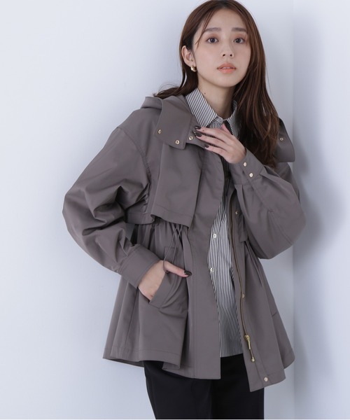 ナチュラルビューティーベーシック(NATURAL BEAUTY BASIC) フーディードロストブルゾン