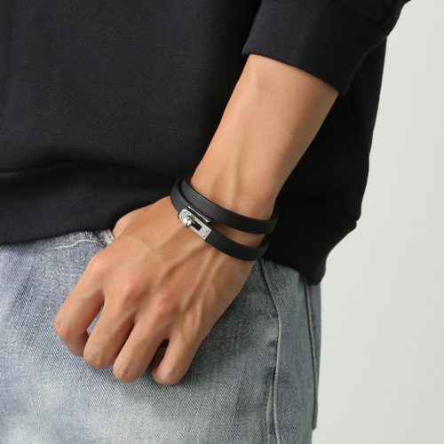エルメス(HERMES) レザーブレスレット