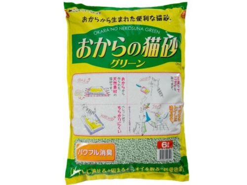 常陸化工 ファインキャット おからの猫砂グリーン ON-G6