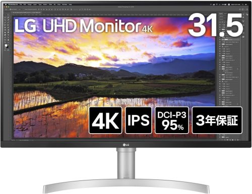 LGエレクトロニクス(LG Electronics) 31.5インチ 4K IPS モニター 32UN650K-W