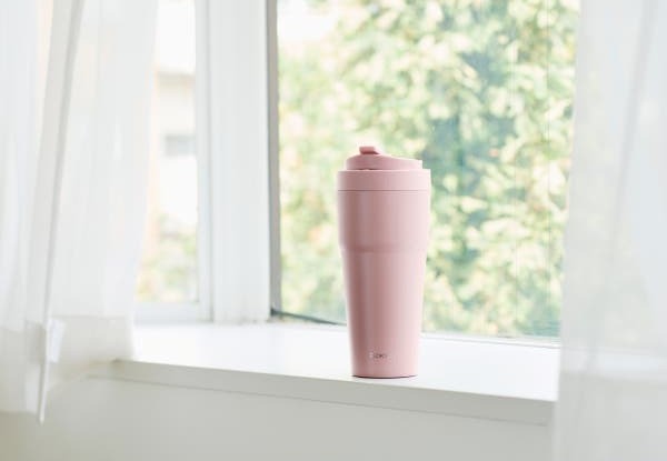 口に当てたときの嫌な金属臭ゼロ！チタン含有セラミック加工タンブラー「TICERA」