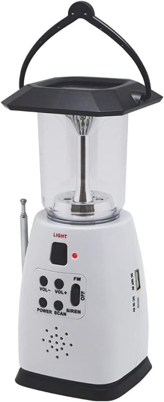 三金商事 LEDランタン 防災ラジオ付 ML8-WH