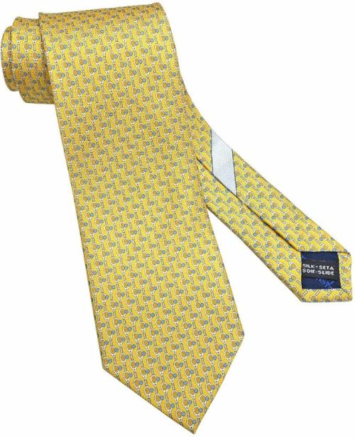 フェラガモ(FERRAGAMO) シルクプリントネクタイ