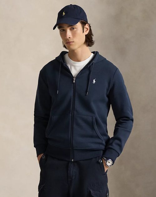 ラルフローレン(Ralph Lauren) ダブルニット フルジップ フーディ
