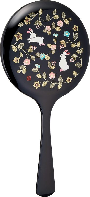 ミタニ 山中塗 花の小路 手鏡 M15393-4