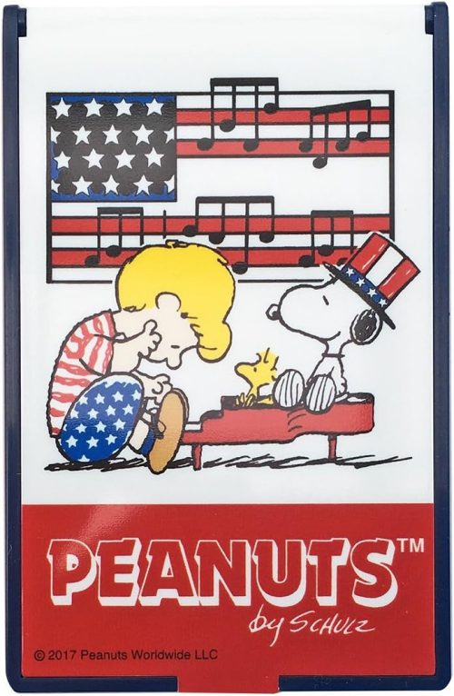 スモール・プラネット PEANUTS 折りたたみミラー S ピアノ SNMR1803