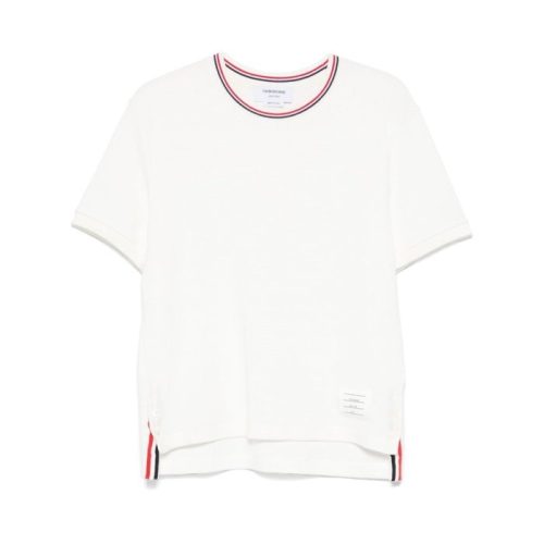 トムブラウン(THOM BROWNE) コットンワッフル リブ カフ Tシャツ