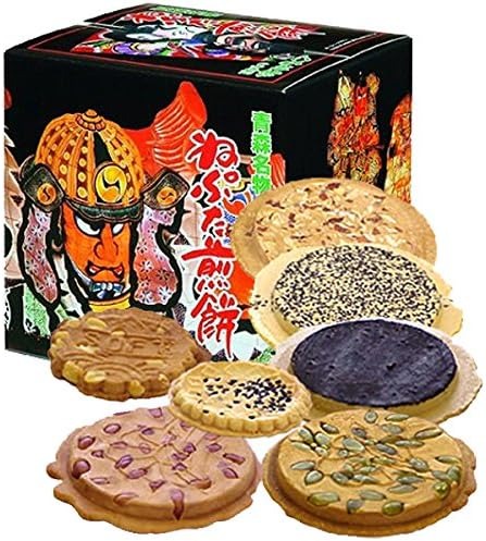 渋川製菓 ねぷた煎餅 箱40枚入り