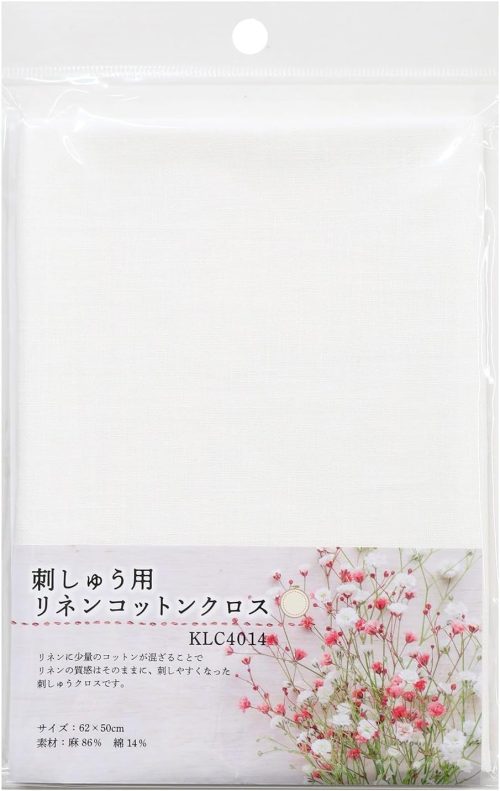 日本紐釦貿易 刺しゅう用リネンコットンクロス KLC4014