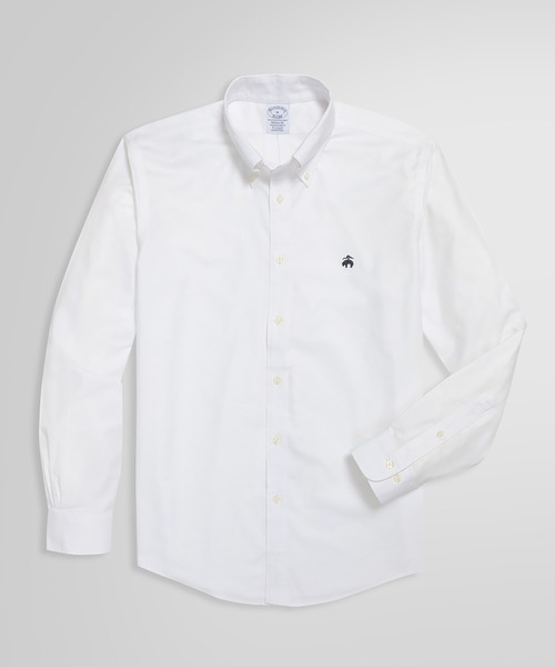 ブルックスブラザーズ(Brooks Brothers) ノンアイロン ストレッチオックスフォード GFロゴ スポーツシャツ Regular Fit