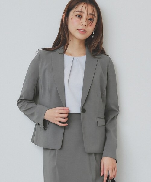インデックス(index) ストレッチテーラードジャケット セットアップ対応