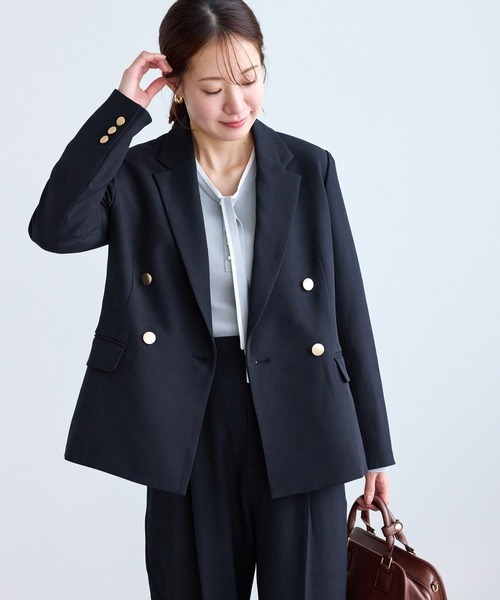 ロペピクニック(ROPE' PICNIC) クリアツイル金ボタンジャケット セレモニー・セットアップ対応