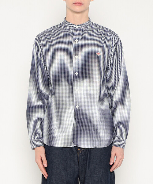 ダントン(DANTON) Men's Oxford Band Collar Shirt