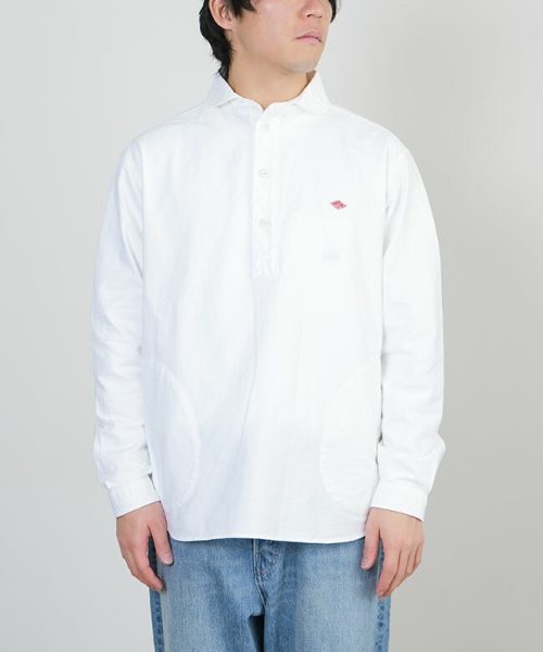 ダントン(DANTON) Men's Oxford Round Collar Pullover Shirt