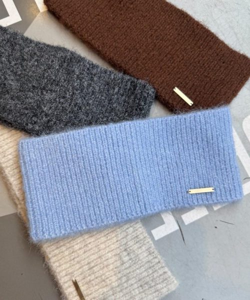 チャオパニックティピー(CIAOPANIC TYPY) プレート付きリブヘアターバン TYZ1052511A0007