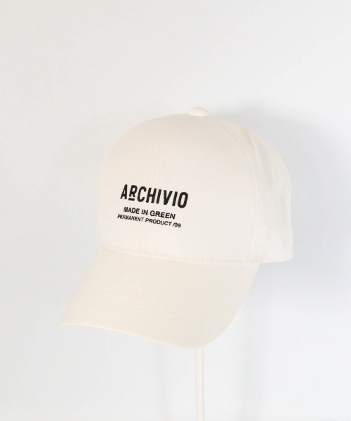 アルチビオ(ARCHIVIO) 刺繍撥水キャップ