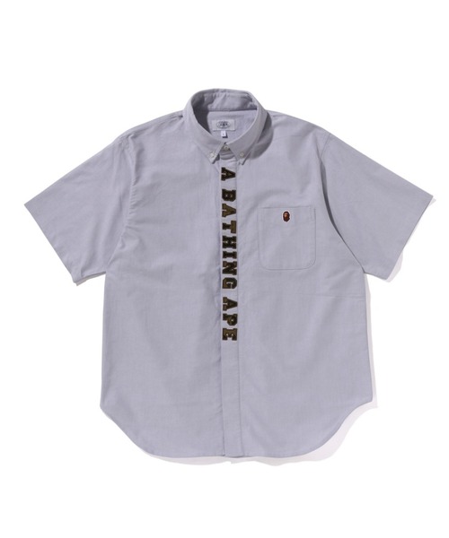 ア ベイシング エイプ(A BATHING APE) 1ST CAMO APPLIQUE OXFORD BD SHIRT