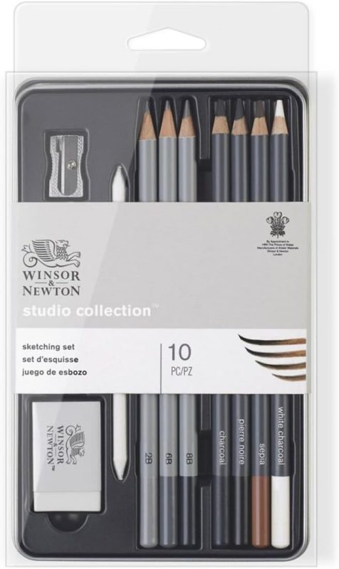 ウィンザー＆ニュートン(Winsor & Newton) スタジオコレクション スケッチングセット 490010