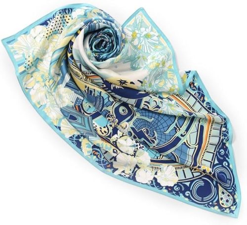 ドットワイ(.Y) サマルカンド 横浜スカーフ 日本製 シルクスカーフ