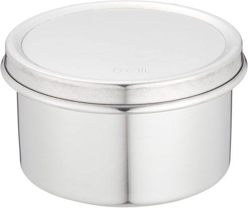 遠藤商事 業務用 ツマミなし丸バター入 8cm 18-8ステンレス ABT48008