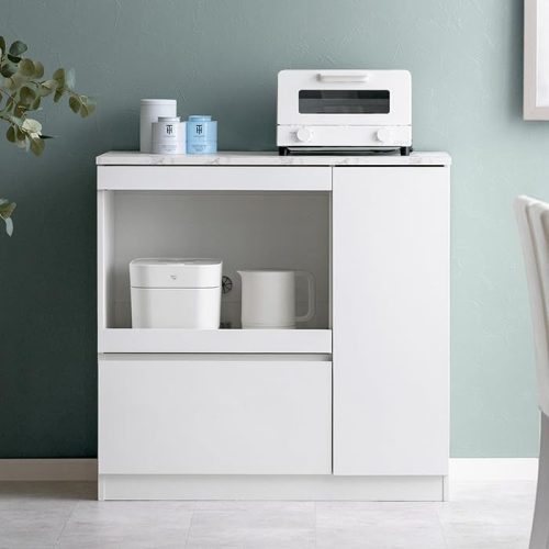 エアリゾームインテリア(Air Rhizome Interior) スライド収納付きキッチンボード スティロ ロータイプ