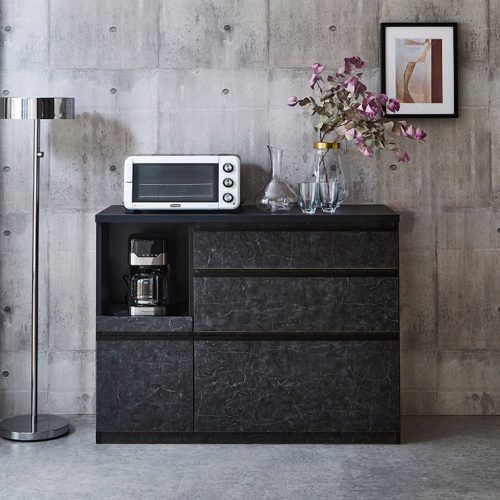 大川家具 ロータイプ食器棚 00-000015