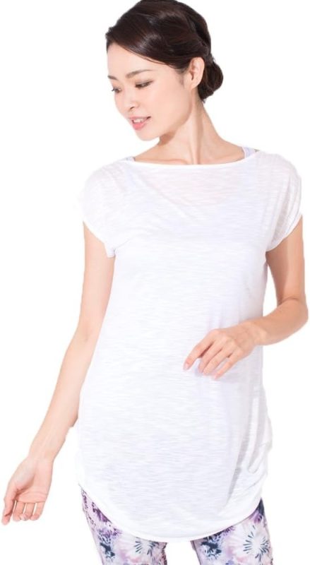 ルーパ(Loopa) ルーシュ ロング Tシャツ Yoga Roush long Tee