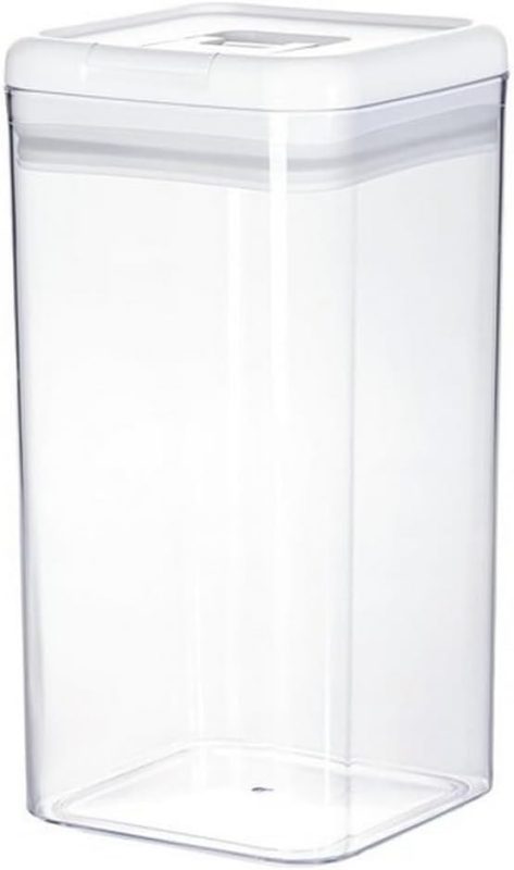 ニトリ(NITORI) 洗えるレバーキャニスター Lサイズ 4500mL ホワイト 8931117