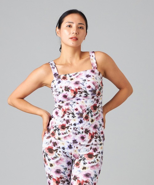 チャコット(Chacott) ウォーターカラーフラワーブラトップ