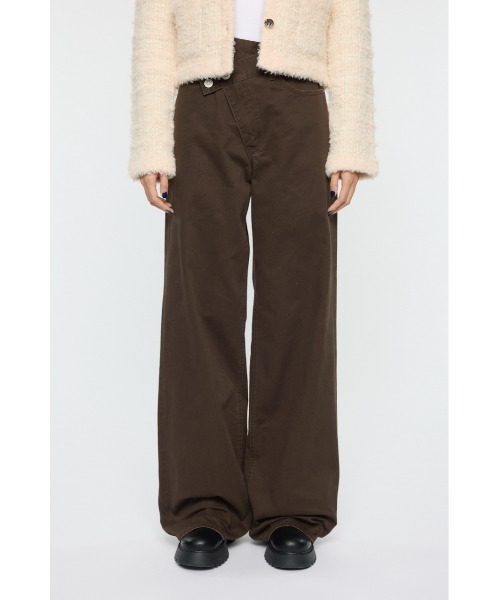 マウジー(MOUSSY) CROSS CHINO WIDE STRAIGHT