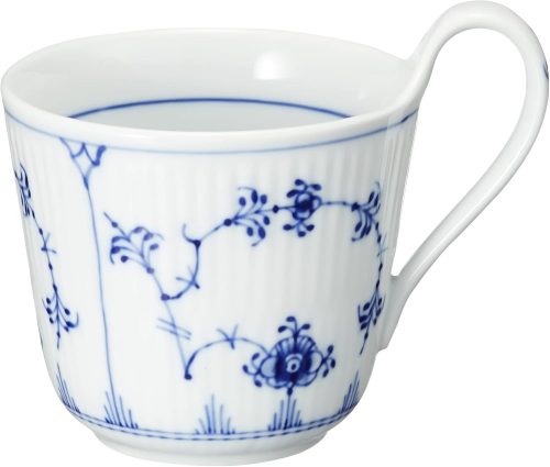 ロイヤル・コペンハーゲン(Royal Copenhagen) ブルーフルーテッド プレイン ハイハンドルマグ 1017175