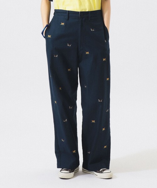 ビームスボーイ(BEAMS BOY) ボーイ ドッグ エンブロイダリー チノ