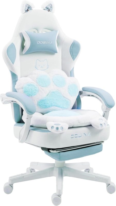ドウィンクス(Dowinx) 猫の肉球ゲーミングチェア 66D52